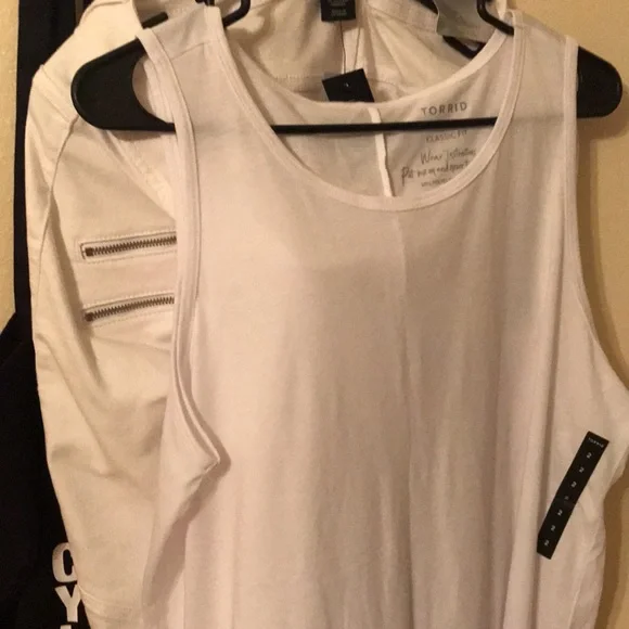 NWT Torrid Classic Fit White Tank Top Size 18/20 - Picture 6 of 7